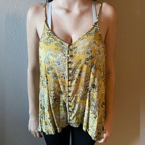 Cute yellow tank top